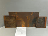 Signed Dan Demster Hot Rolled Steel Dyptich - thumbnail 1 of 5