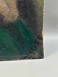 Signed Antique Oil on Board Portrait of Lady - thumbnail 2 of 4