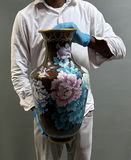 Cloisonne Bird and Floral Vase - thumbnail 2 of 5