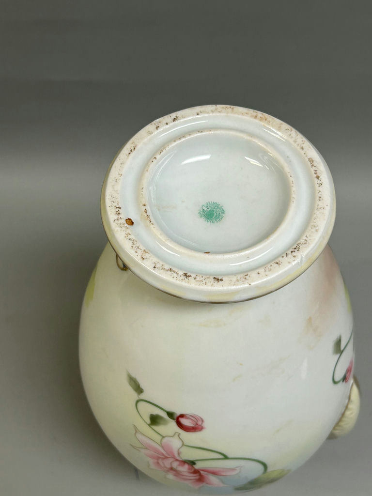 Antique Hand Painting Nippon Moriage Vase - image 4 of 4