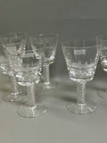 Signed Stuart Crystal Glasses R.M.S. Queen Elizabeth 1940-1968 Made in Enlgand - thumbnail 6 of 7