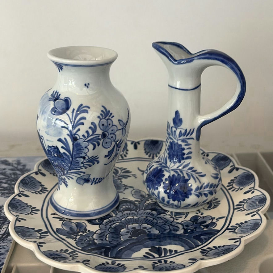 Antique Delft Stamp & Dutch Delft Style Ceramic Decor & Tiles - image 8 of 16