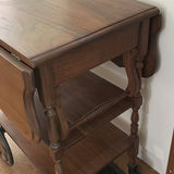Wooden Drop-Leaf Tea Cart - thumbnail 8 of 11
