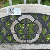 Outdoor Cast Iron & wood Garden Bench - thumbnail 5 of 11