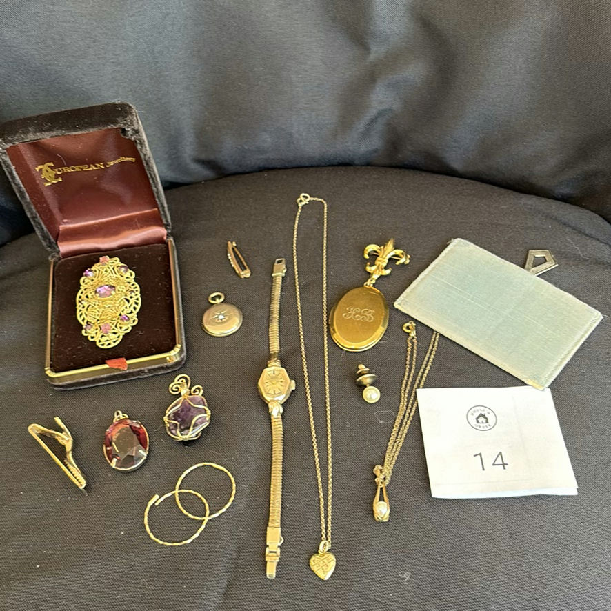 Gold Plated Jewelry and Accessories Assortment - image 1 of 18