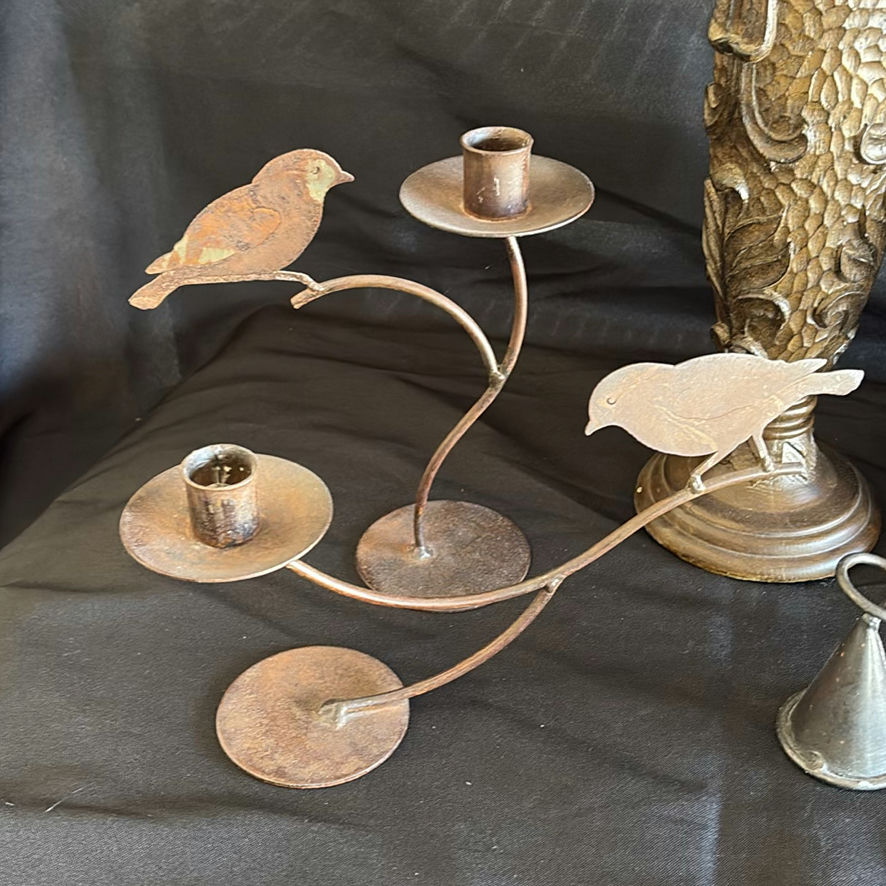 Decorative Candleholders, Bird Candle Holder, and Candle Snuffer - image 2 of 12