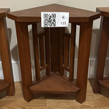 Set of Three Handcrafted Corner Tables by Chris Vigliotti - thumbnail 8 of 10