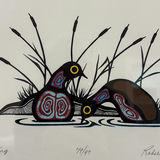 Framed Robert Kakegamic "Courting" Limited Edition Print - thumbnail 6 of 9