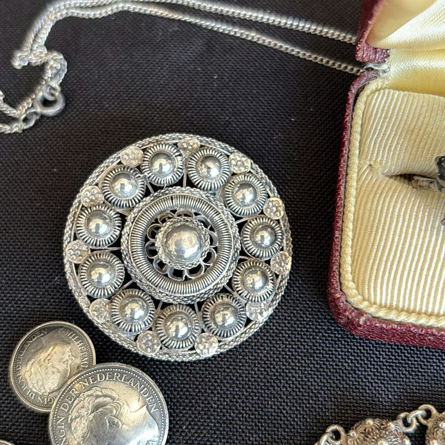 Vintage Sterling and Costume Jewelry Assortment - image 6 of 23
