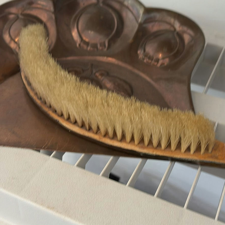 Antique Copper Crumb Tray and Brush Set - image 12 of 12