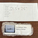 ORIGINAL Arto Yuzbasiyan "Farm in Winter" Painting - thumbnail 8 of 8