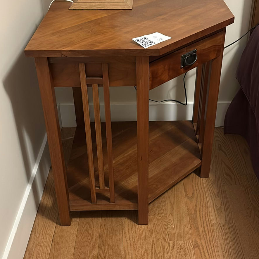 Handcrafted Corner Table by Chris Vigliotti - image 2 of 11