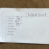Beige Loveseat - thumbnail 10 of 12