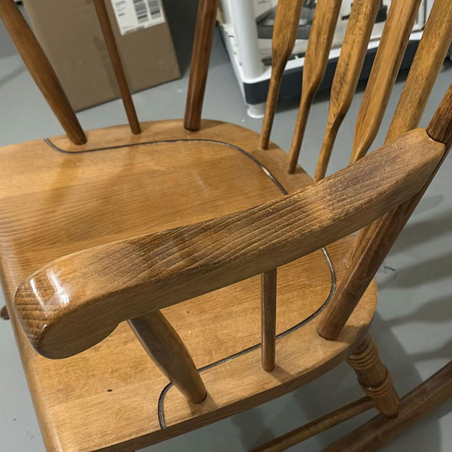 Wooden Rocking Chair - image 5 of 11