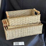 Set of Woven Storage Baskets and Trays - thumbnail 5 of 9