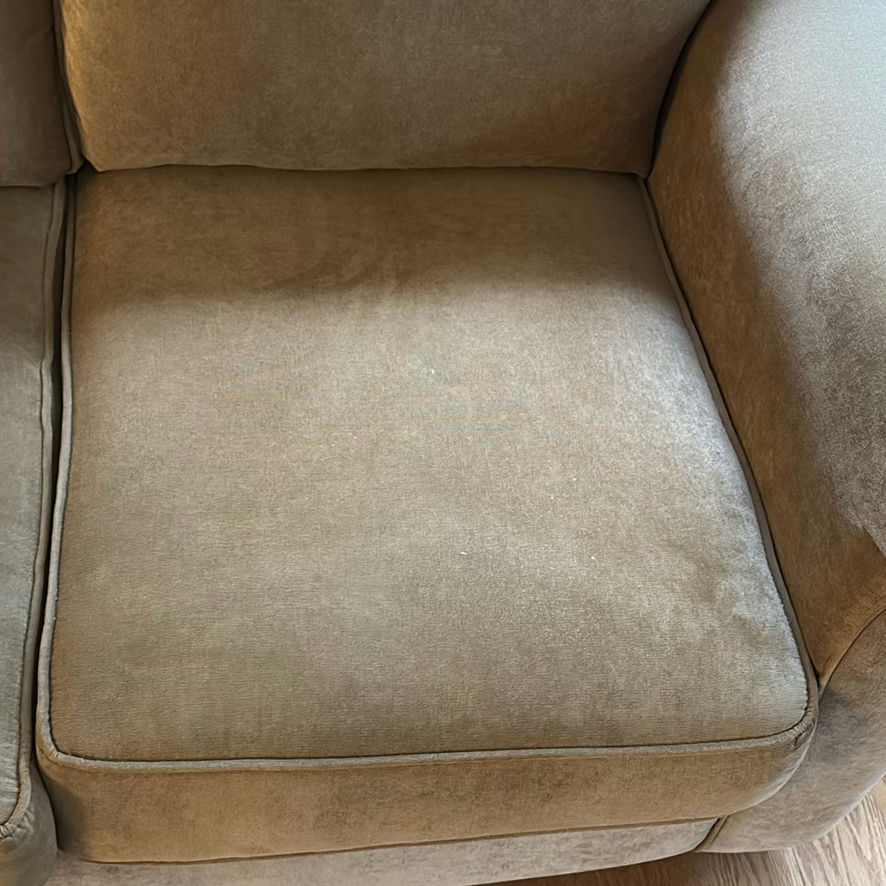 Beige Loveseat - image 6 of 12