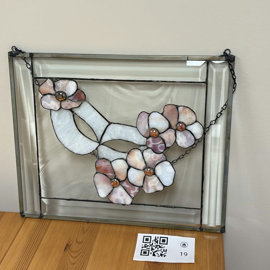 Stained Glass Floral Hanging Panel - image 9 of 11