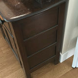 Dark Wood Cabinet Hutch - thumbnail 15 of 16