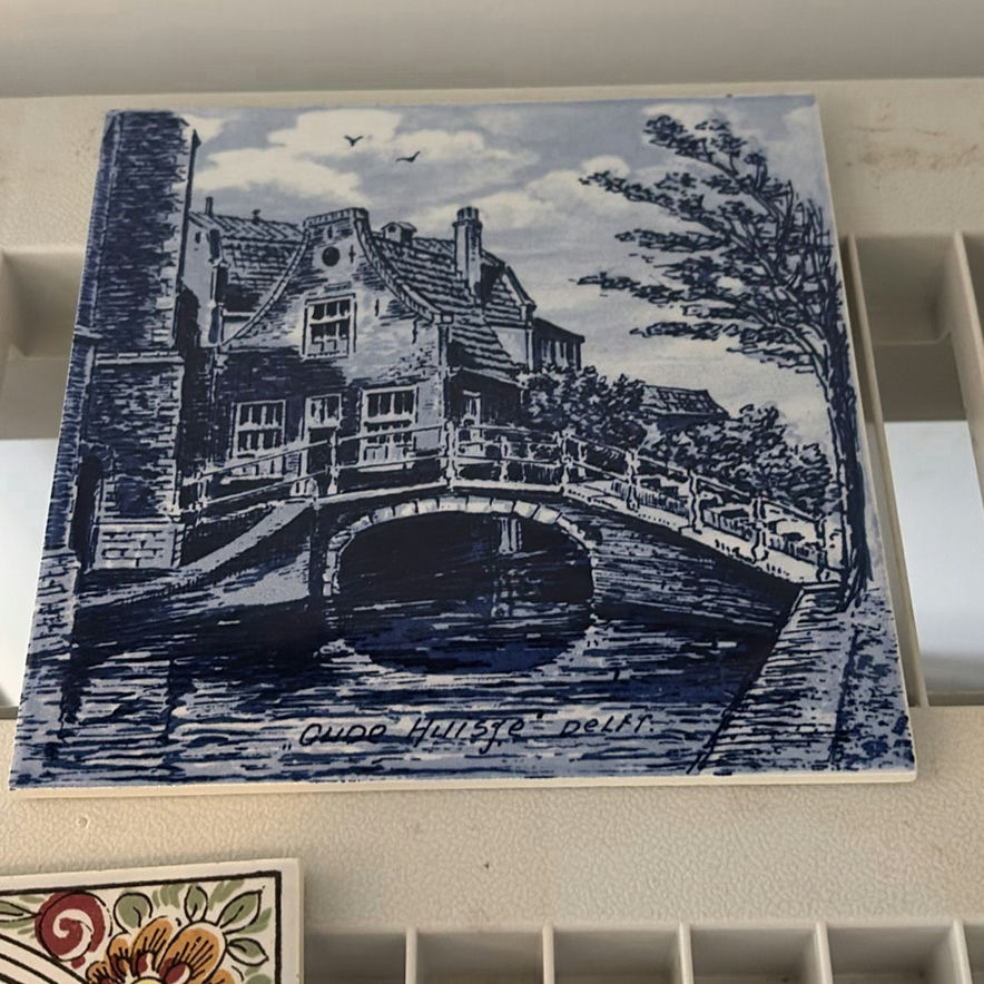 Antique Delft Stamp & Dutch Delft Style Ceramic Decor & Tiles - image 10 of 16
