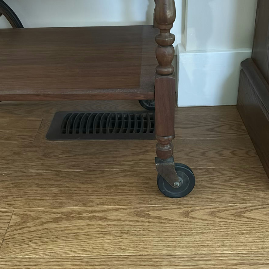 Wooden Drop-Leaf Tea Cart - image 3 of 11