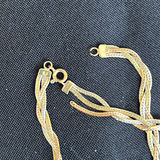 Tri-Coloured 10K Gold Jewelry Set - thumbnail 10 of 11