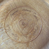 Wooden Decorative Bowl by Ron Ball and Two Wooden Candlesticks - thumbnail 8 of 14