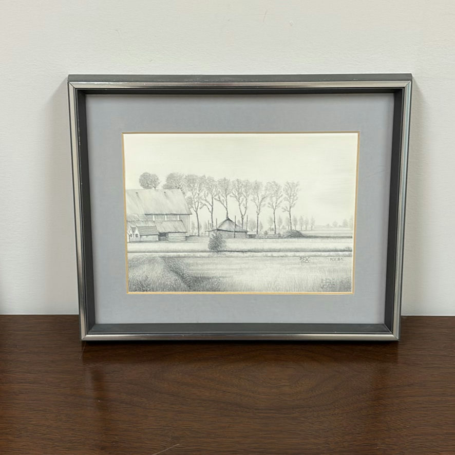 Three Framed Landscape and Tree Art Prints - image 8 of 13
