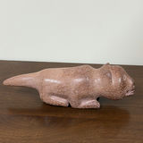 Carved Stone Feline Figurine - thumbnail 6 of 11