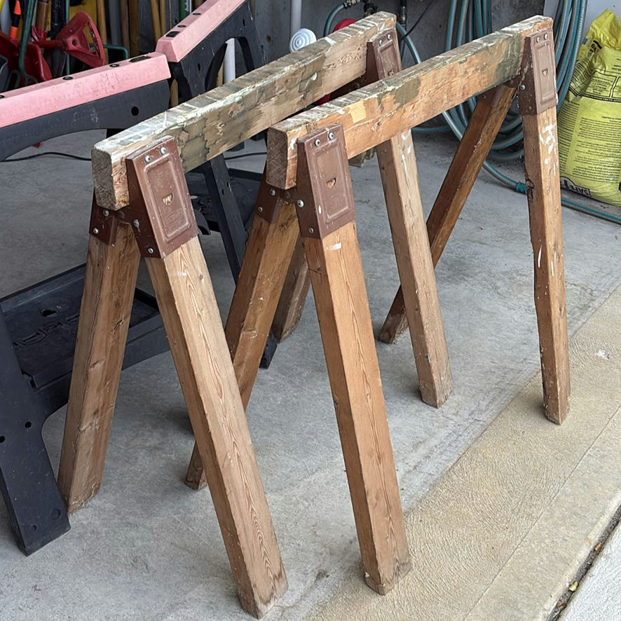 Four Sawhorses - image 5 of 9