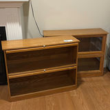 Two Oak-Finish Barrister Bookcases - thumbnail 1 of 8