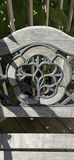 2 Outdoor Wooden and Cast Iron Garden Bench - thumbnail 3 of 8