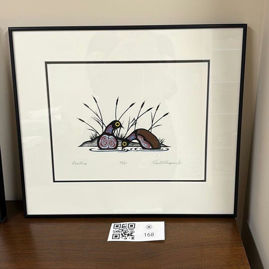 Framed Robert Kakegamic "Courting" Limited Edition Print - image 1 of 9