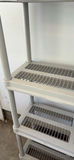 Two White Plastic Shelving Units - thumbnail 4 of 9