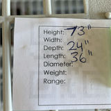 White Plastic 5-Tier Storage Shelving Unit - thumbnail 5 of 5