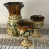 Studio Pottery Collection: Pitcher and Goblets - thumbnail 1 of 11