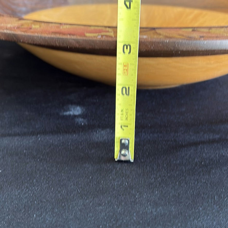 Wooden Decorative Bowl by Ron Ball and Two Wooden Candlesticks - image 7 of 14