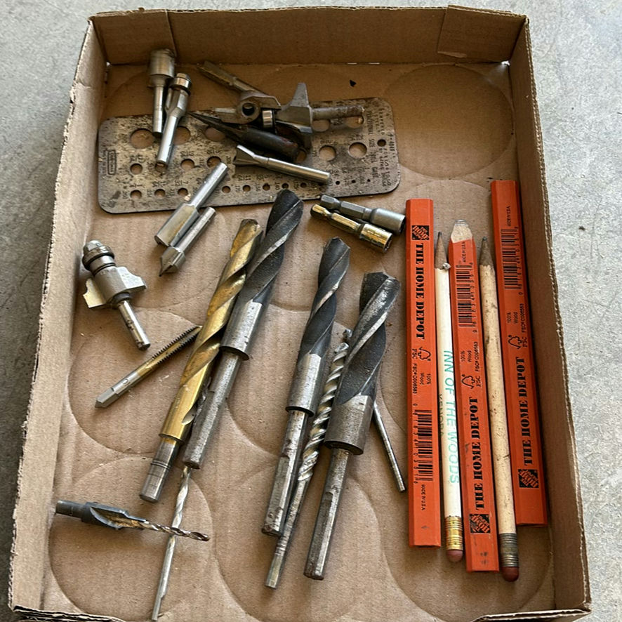 Assorted Drill Bits, Woodworking Tool Accessories - image 5 of 7