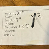 Pair of Wooden Bar Stools - thumbnail 9 of 9