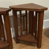 Set of Three Handcrafted Corner Tables by Chris Vigliotti - thumbnail 9 of 10
