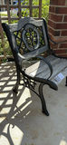 2 Outdoor Wooden and Cast Iron Garden Bench - thumbnail 6 of 8