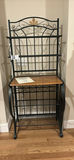 Wicker Leaf Baker's Rack - thumbnail 1 of 9