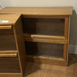 Two Oak-Finish Barrister Bookcases - thumbnail 2 of 8