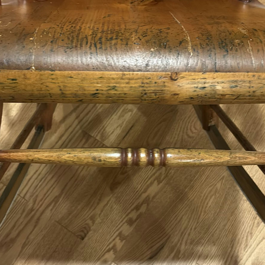 Vintage Wooden Rocking Chair - image 11 of 14