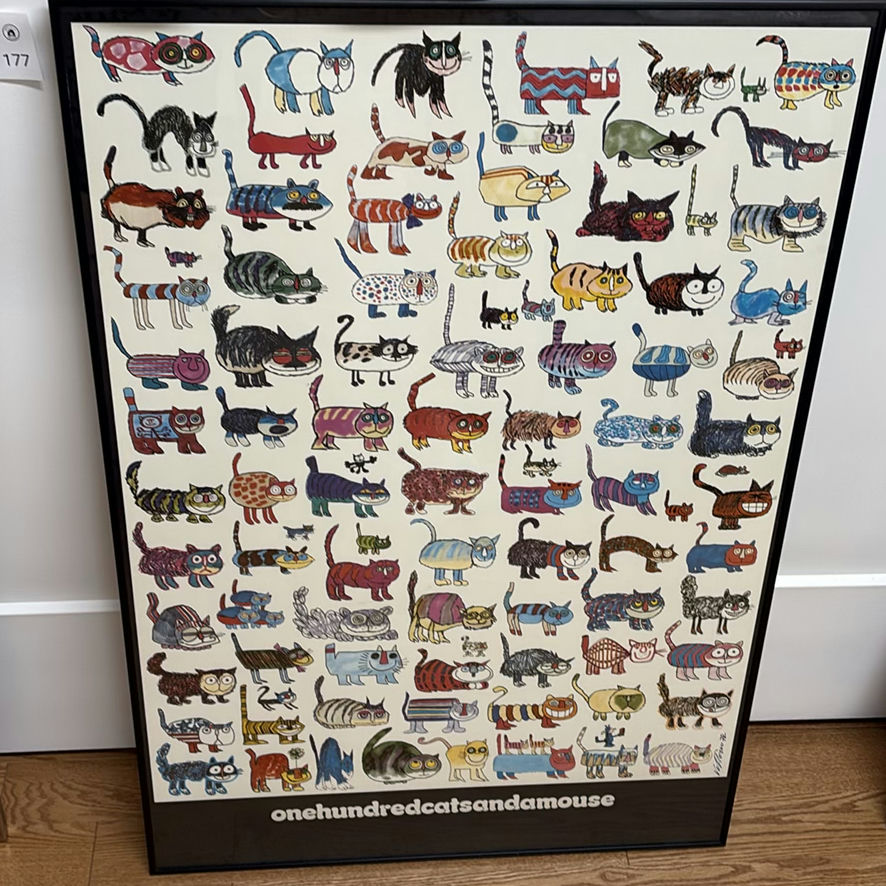 Three Framed Toronto and Cat Art Prints - image 9 of 14
