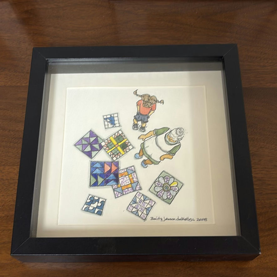 Framed Floral and Bird Artwork - image 8 of 12