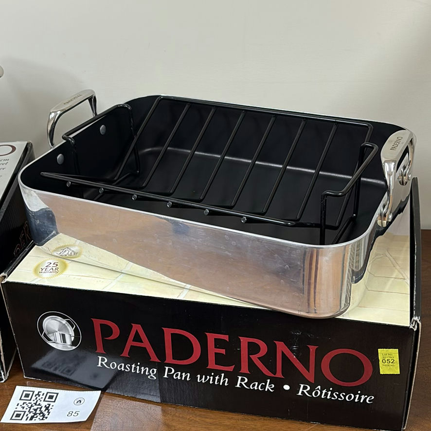 Paderno Roasting Pan with Rack and Stainless Steel Multi-Roaster - image 2 of 10