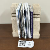Nature and Plant Guide Books with Stone Bookends - thumbnail 1 of 12
