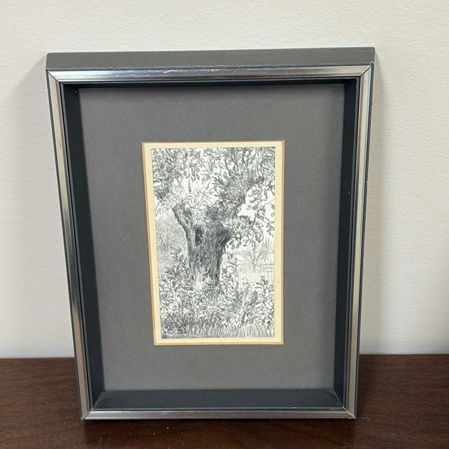 Three Framed Landscape and Tree Art Prints - image 2 of 13