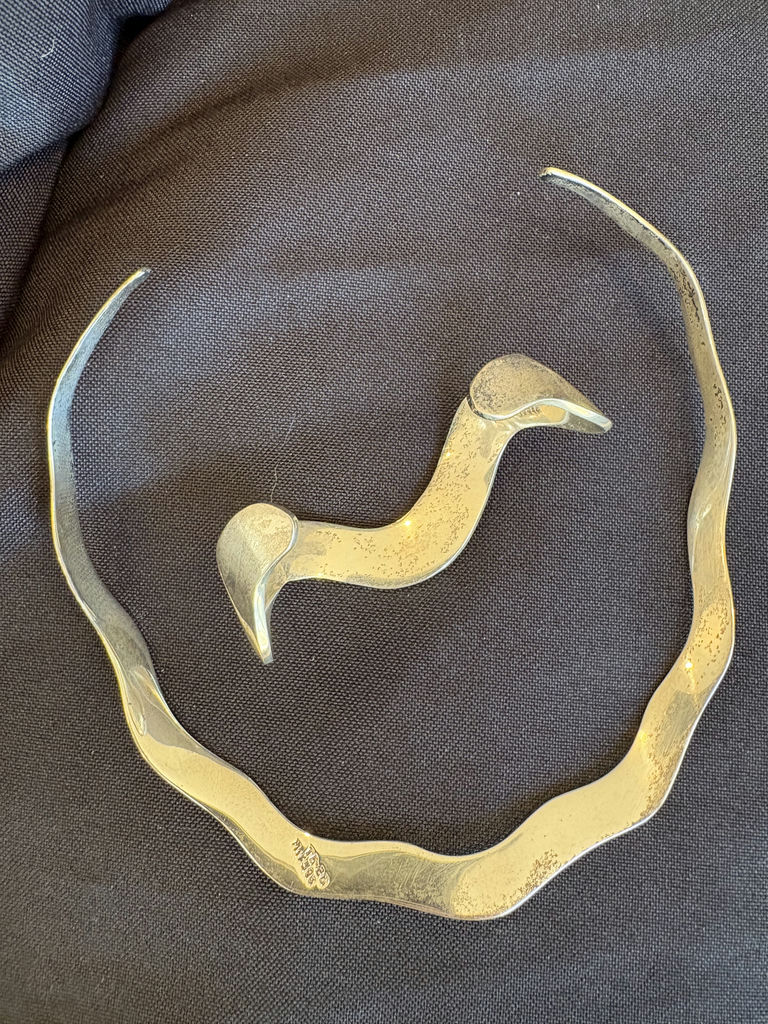 Sterling Silver Necklace and Bracelet - image 7 of 9