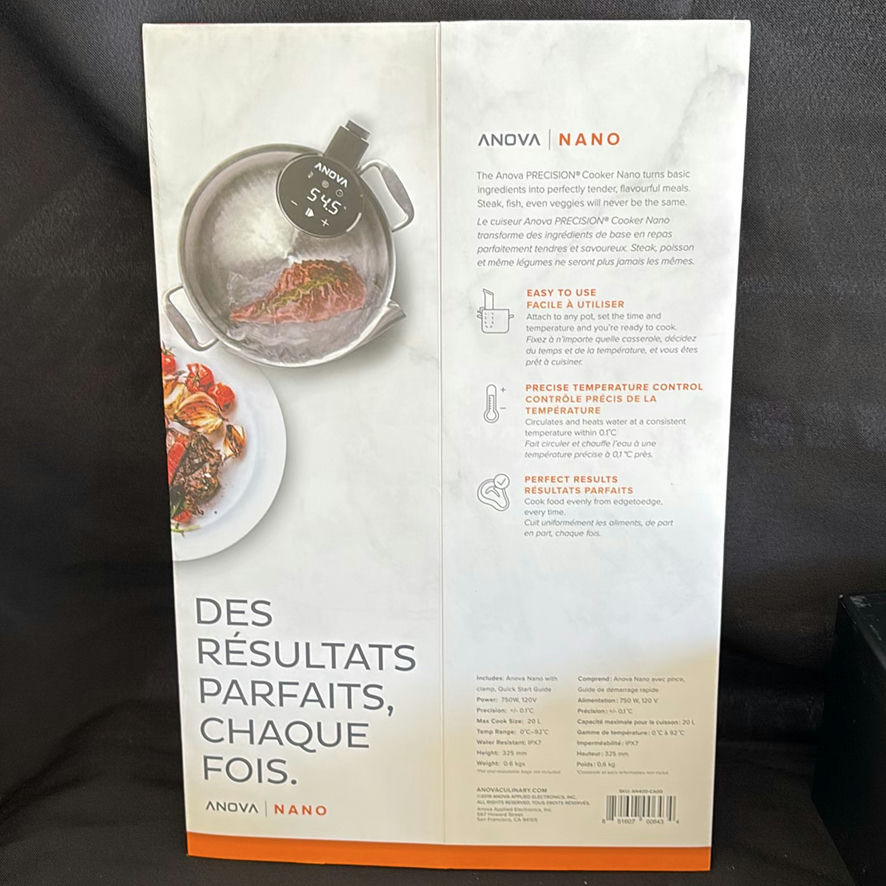 Anova Nano Precision Cooker Sous Vide Immersion Circulator - image 5 of 7